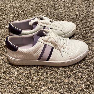 Michael Kors snake skin embossed sneaker